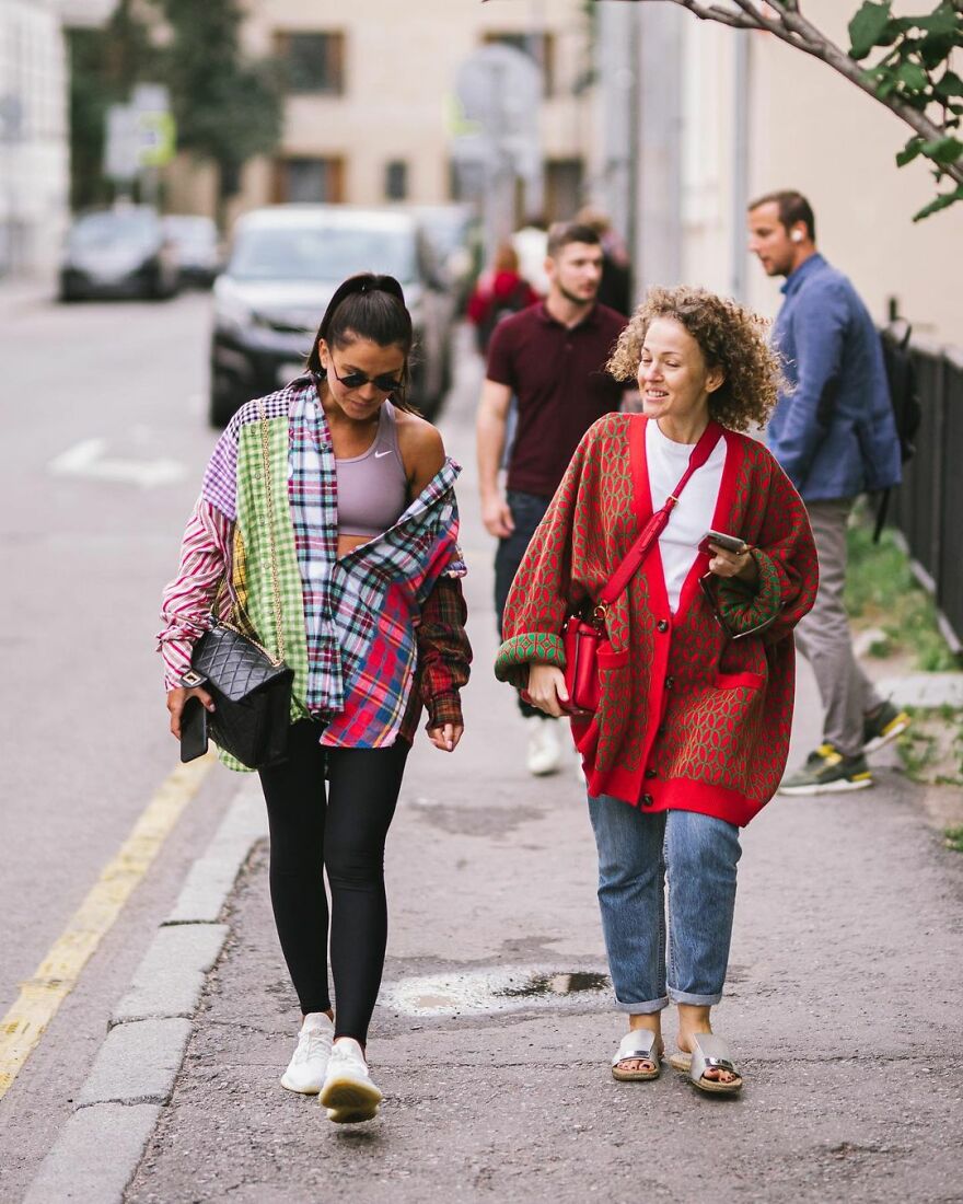 In Russia, A Photographer Takes Pictures Of Stylish People On City Streets