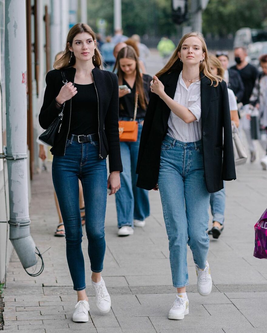 In Russia, A Photographer Takes Pictures Of Stylish People On City Streets