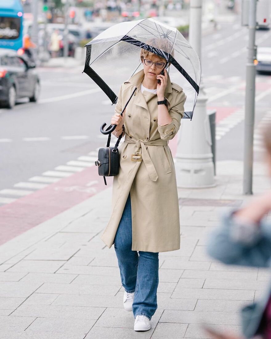 In Russia, A Photographer Takes Pictures Of Stylish People On City Streets