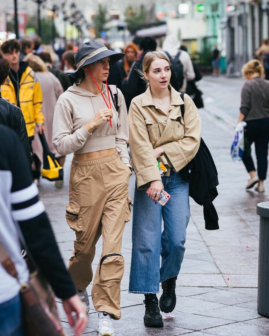 In Russia, A Photographer Takes Pictures Of Stylish People On City Streets