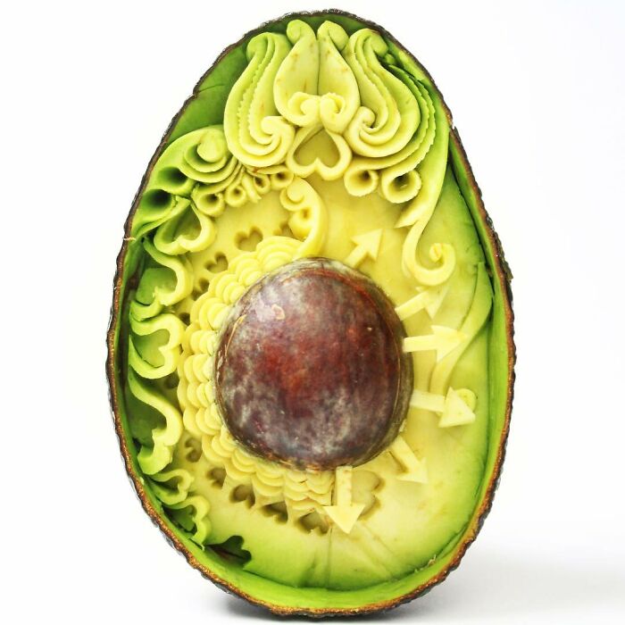 Italian Artist Makes Amazing Sculptures Using Avocados