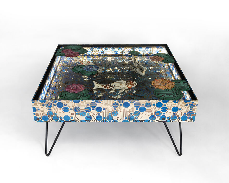 I Built A Koi Fish Table (16 Pics)
