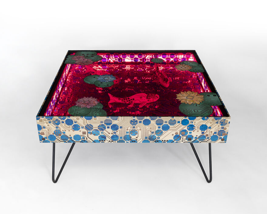 I Built A Koi Fish Table (16 Pics)