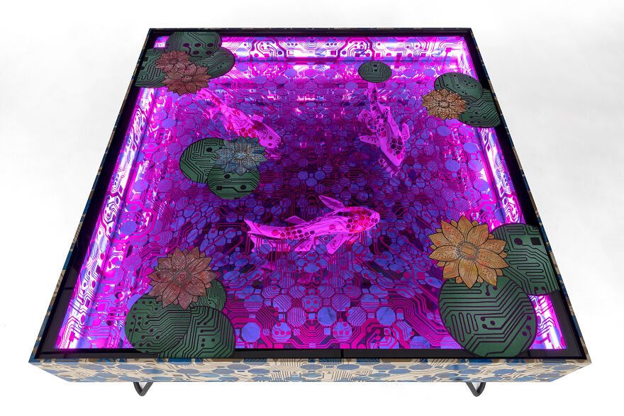 I Built A Koi Fish Table (16 Pics)