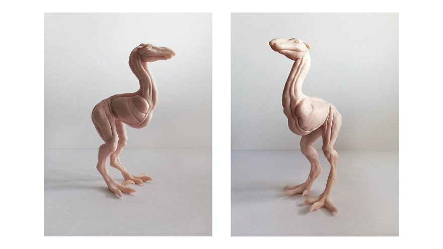 "Metadog" - Creating Sculpture 'Step By Step' Using Clay