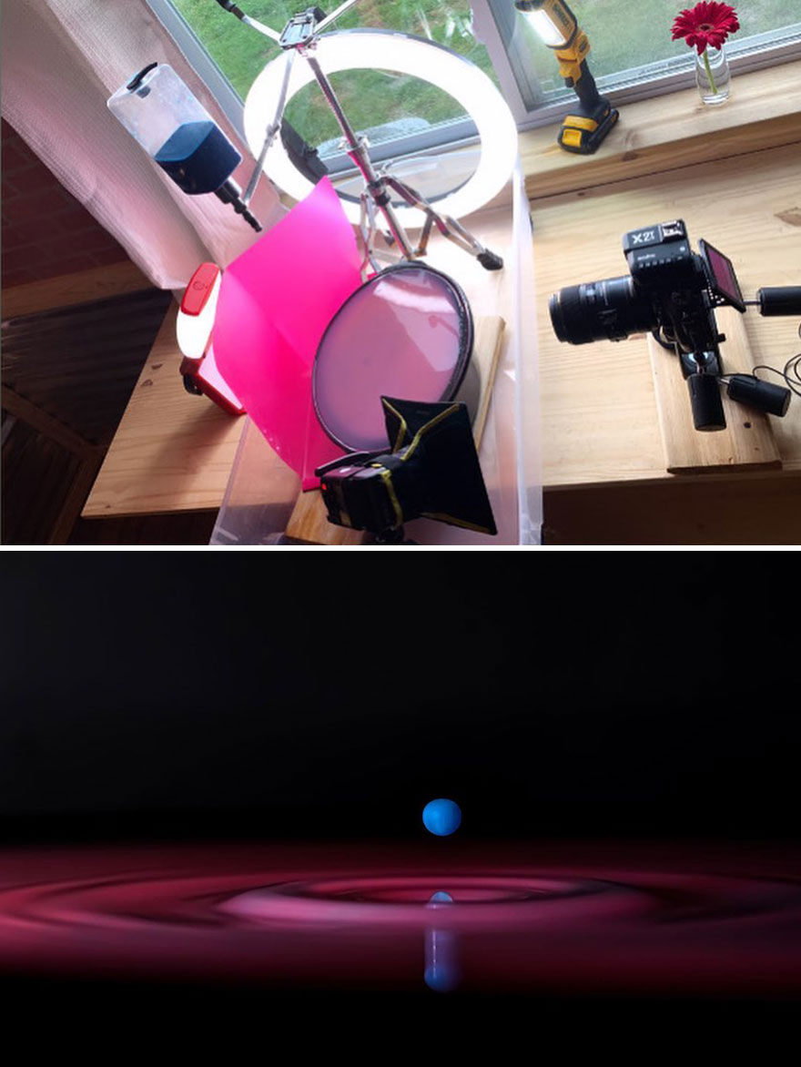 Photographer Makes Amazing Images Using Water Drops