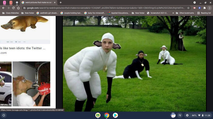 One Day I Was Bored On A 12 Hour Road Trip. I Looked Up ¨weird Pictures That Make No Sense¨ This Is One Of The First Things I Saw. Of Course Me Being A Gen Z I Saved It.