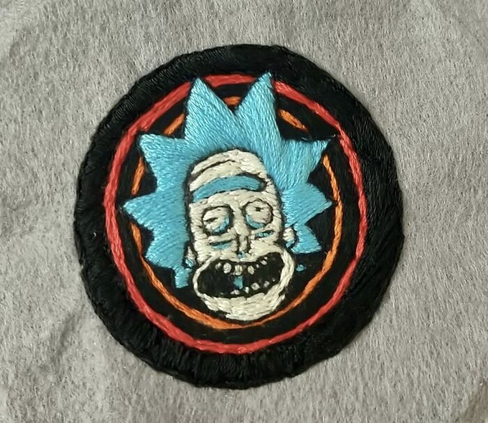 Rick & Morty Badge
