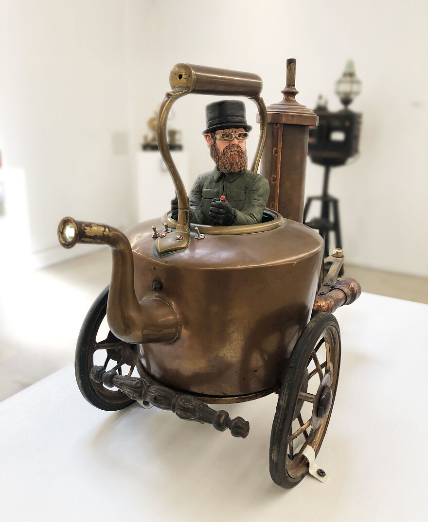 I Make Fantasy Vehicles From Discarded Machines And Found Objects I Make Fantasy Vehicles From Discarded Machines And Found Objects