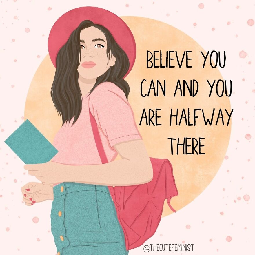 I Create One Illustration A Day To Empower Women All Around The World (27 Pics)