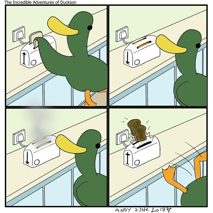 The 'Comic Dux' Black Humor Comics Will Make You Laugh