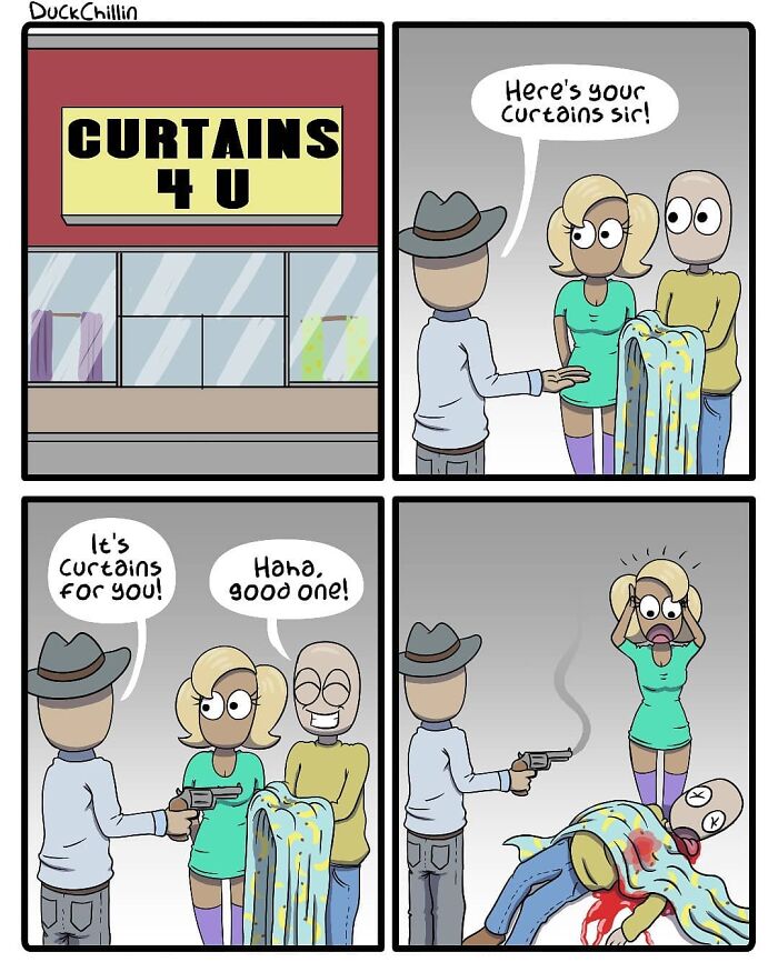 The 'Comic Dux' Black Humor Comics Will Make You Laugh