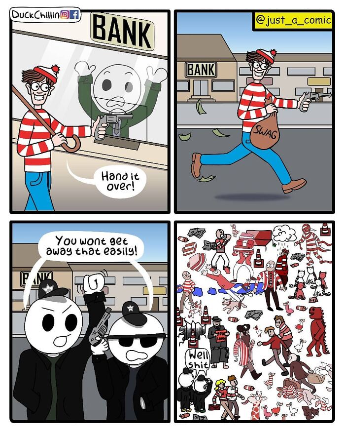 The 'Comic Dux' Black Humor Comics Will Make You Laugh