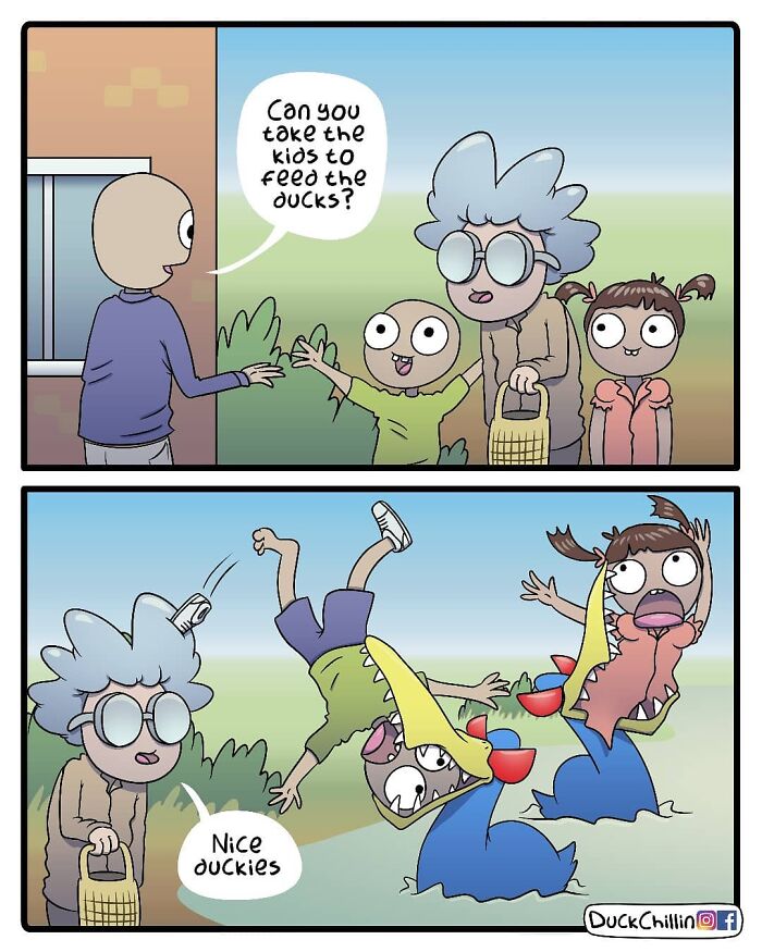 The 'Comic Dux' Black Humor Comics Will Make You Laugh