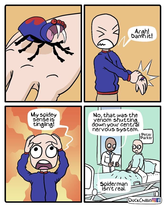 The 'Comic Dux' Black Humor Comics Will Make You Laugh