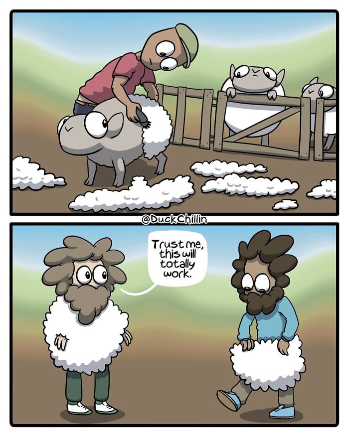 The 'Comic Dux' Black Humor Comics Will Make You Laugh