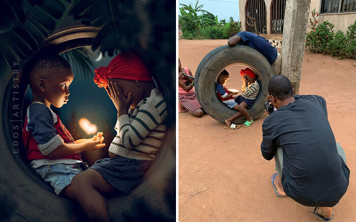 Nigerian Photographer Exposes The Truth Behind His Instagram-Worthy Photos (30 Pics)