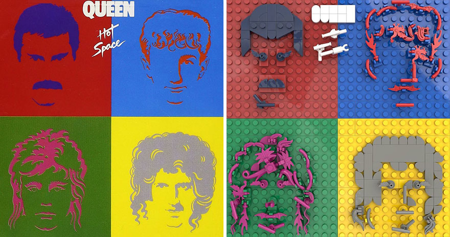 The Iconic Album Covers Were Recreated In LEGO By An Artist
