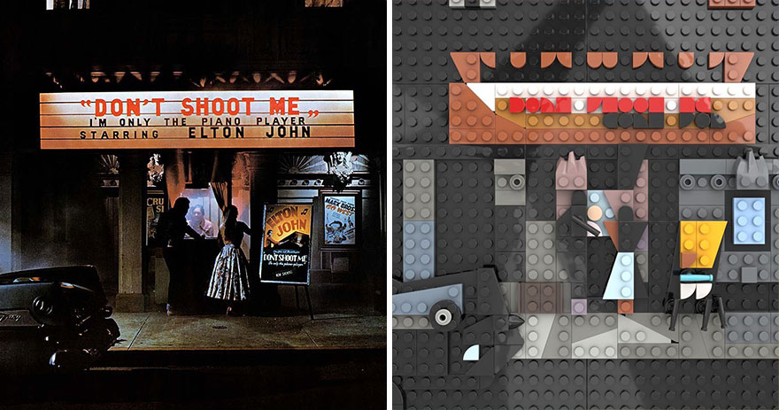 The Iconic Album Covers Were Recreated In LEGO By An Artist