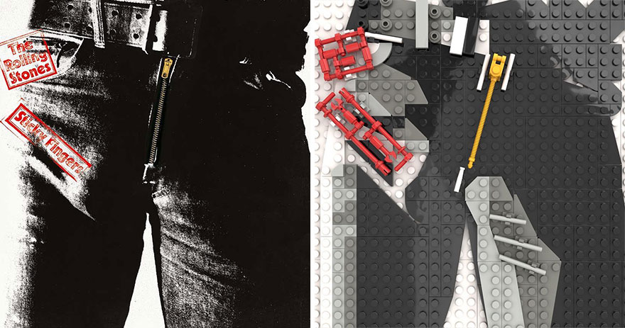 The Iconic Album Covers Were Recreated In LEGO By An Artist
