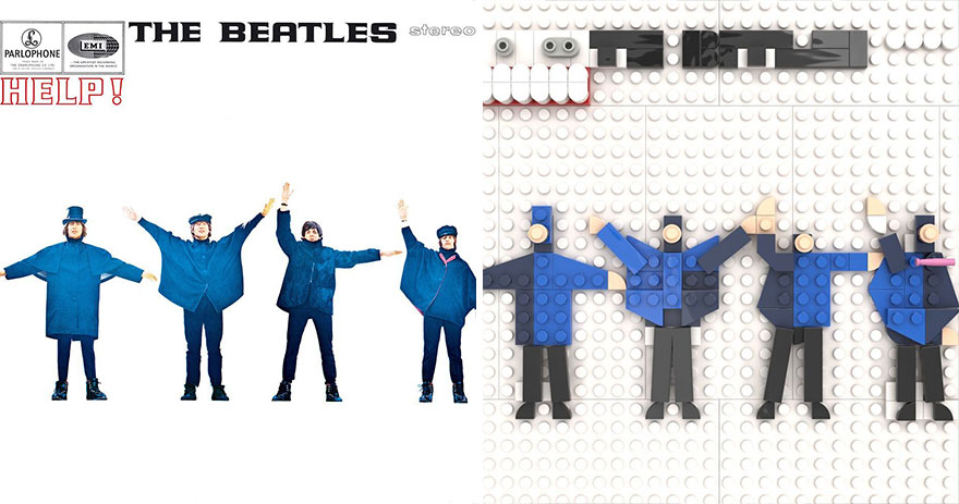 The Iconic Album Covers Were Recreated In LEGO By An Artist