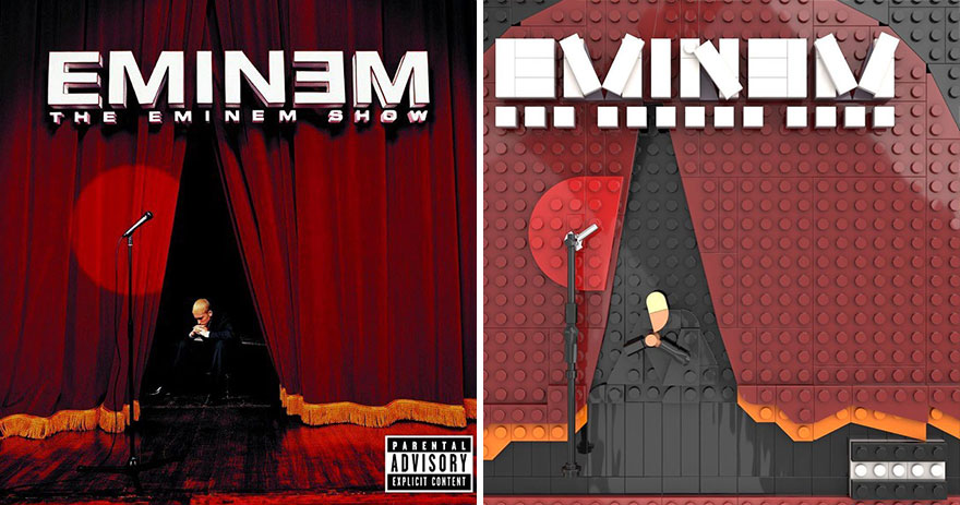 The Iconic Album Covers Were Recreated In LEGO By An Artist
