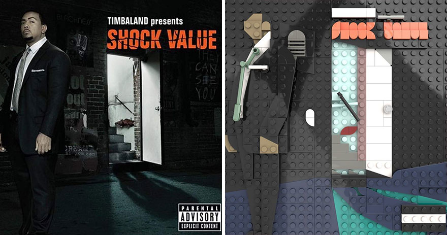 The Iconic Album Covers Were Recreated In LEGO By An Artist
