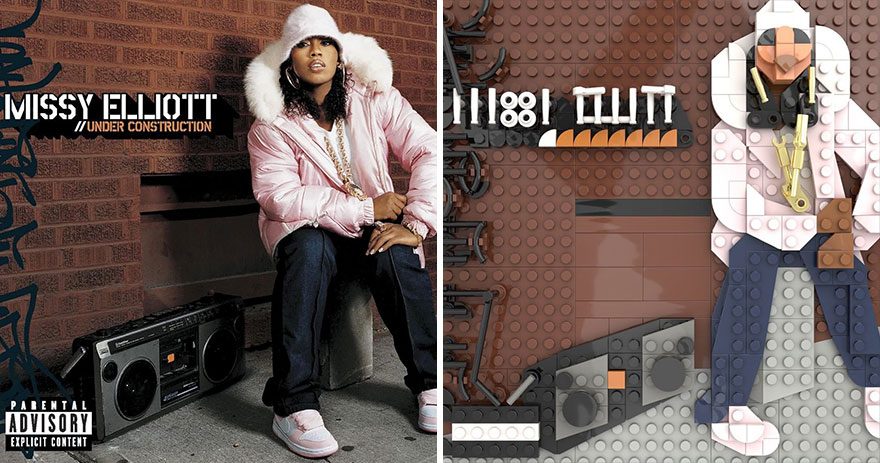The Iconic Album Covers Were Recreated In LEGO By An Artist