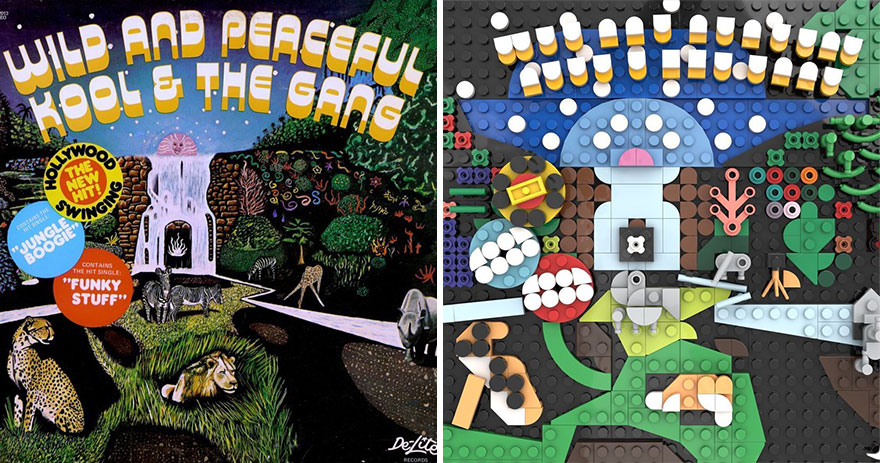 The Iconic Album Covers Were Recreated In LEGO By An Artist