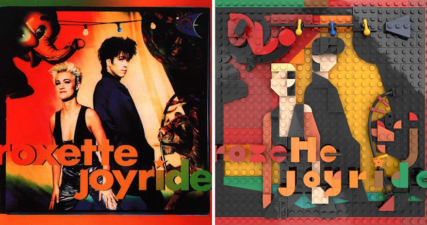 The Iconic Album Covers Were Recreated In LEGO By An Artist
