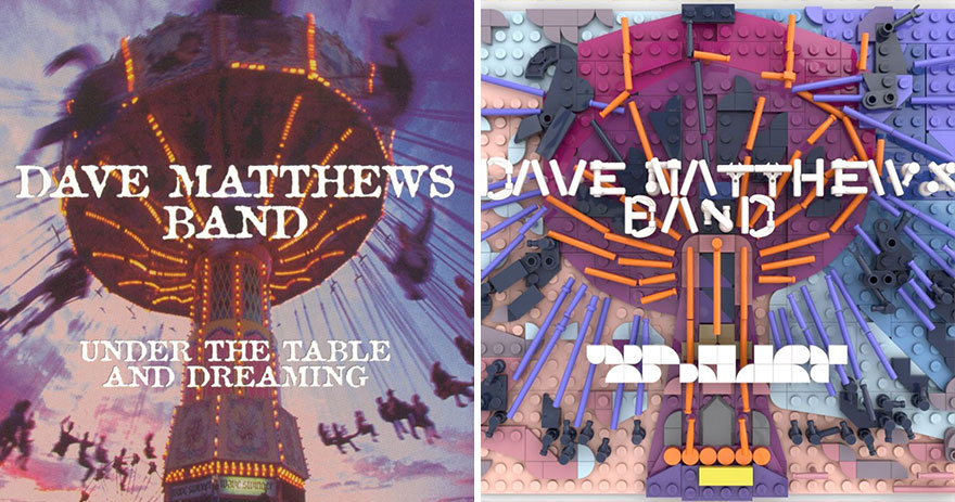 The Iconic Album Covers Were Recreated In LEGO By An Artist