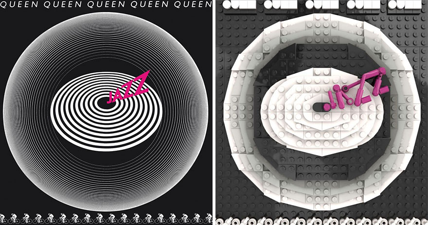 The Iconic Album Covers Were Recreated In LEGO By An Artist