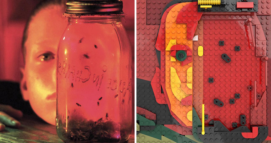 The Iconic Album Covers Were Recreated In LEGO By An Artist