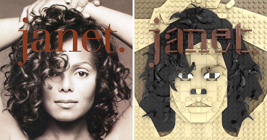 The Iconic Album Covers Were Recreated In LEGO By An Artist