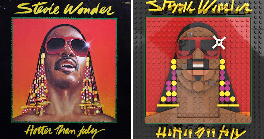 The Iconic Album Covers Were Recreated In LEGO By An Artist