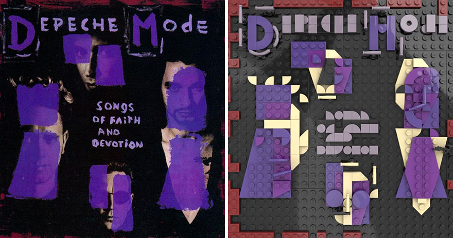 The Iconic Album Covers Were Recreated In LEGO By An Artist
