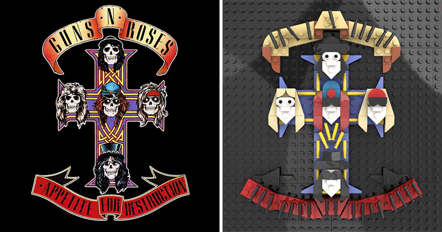 The Iconic Album Covers Were Recreated In LEGO By An Artist