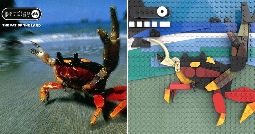 The Iconic Album Covers Were Recreated In LEGO By An Artist