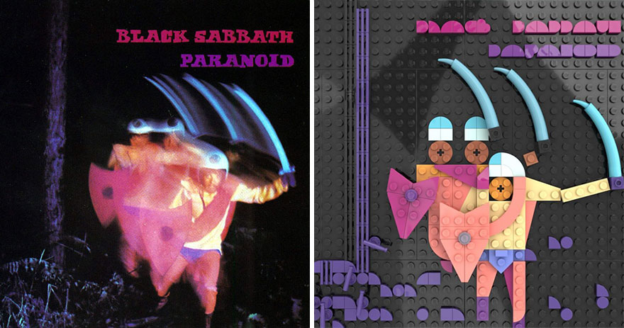 The Iconic Album Covers Were Recreated In LEGO By An Artist