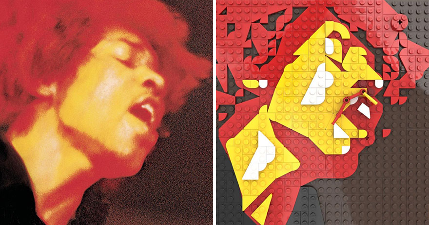 The Iconic Album Covers Were Recreated In LEGO By An Artist