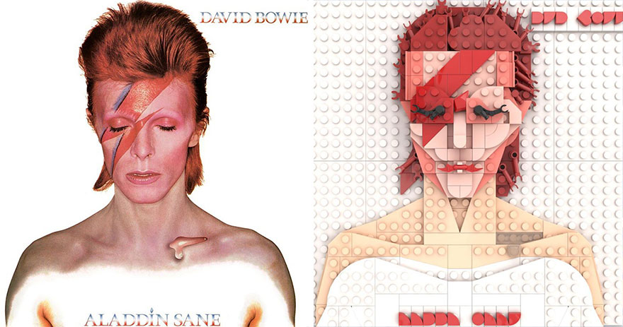 The Iconic Album Covers Were Recreated In LEGO By An Artist