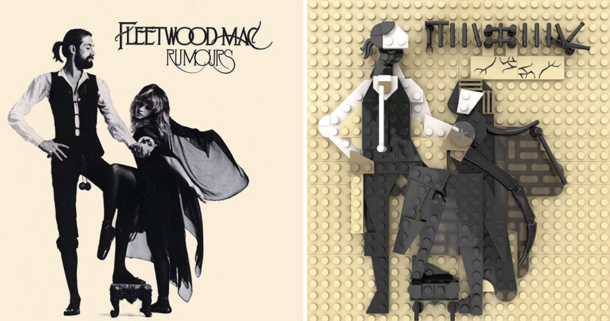 The Iconic Album Covers Were Recreated In LEGO By An Artist