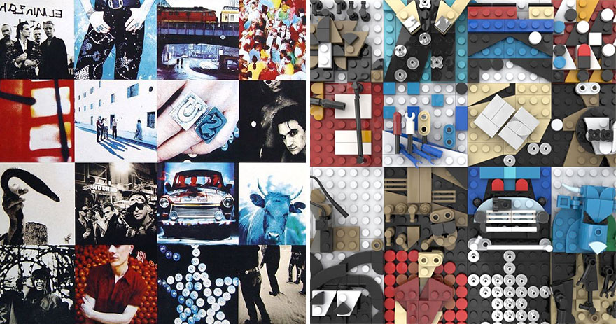 The Iconic Album Covers Were Recreated In LEGO By An Artist