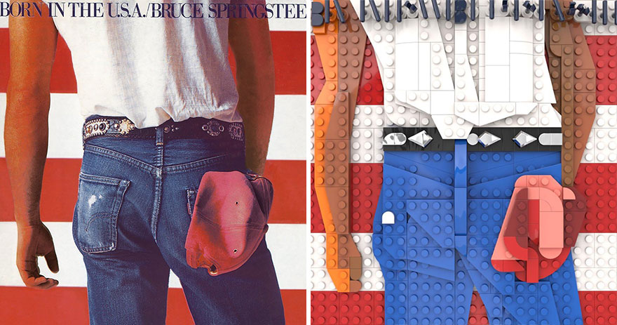 The Iconic Album Covers Were Recreated In LEGO By An Artist