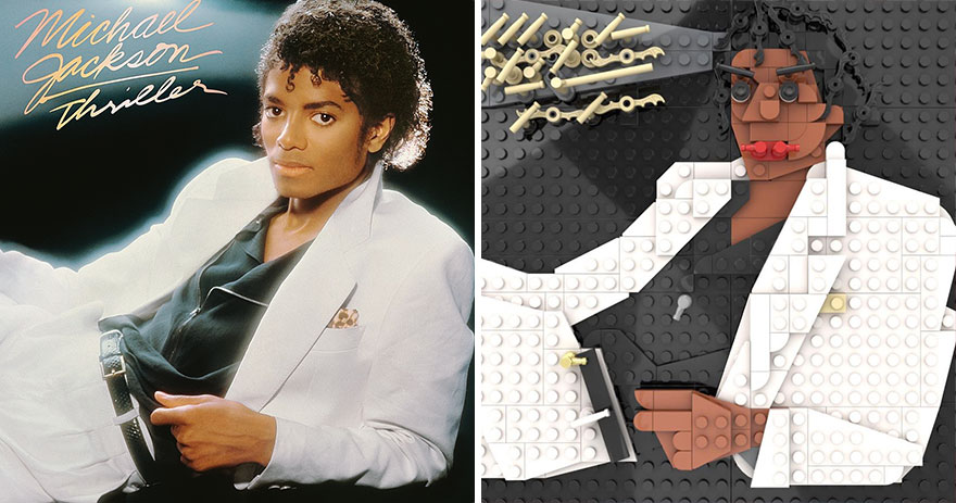 The Iconic Album Covers Were Recreated In LEGO By An Artist