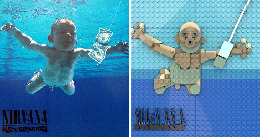 The Iconic Album Covers Were Recreated In LEGO By An Artist
