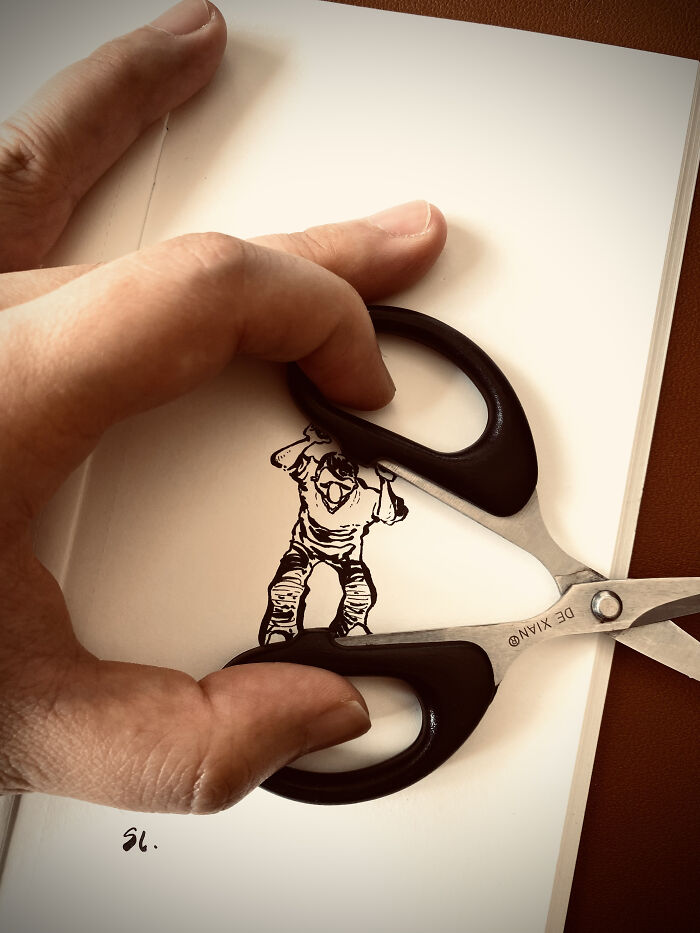 The One With The Scissors