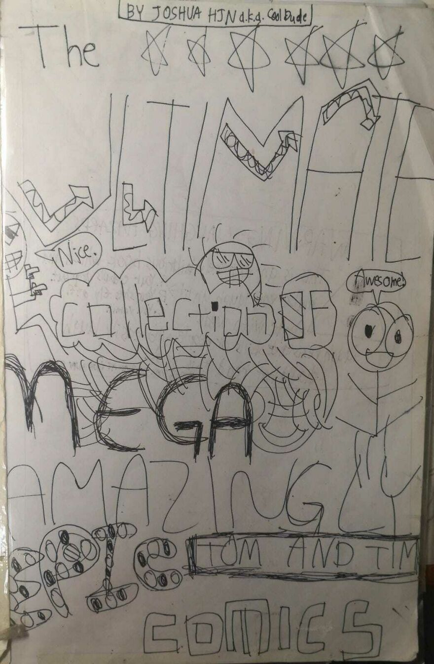 I Drew These Comics When I Was Around 11 Years Old And Here Are Some Of The Best Ones