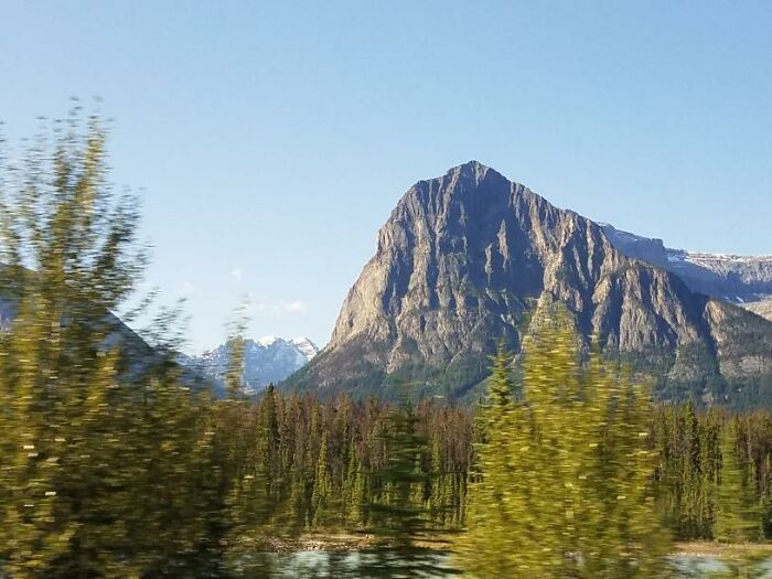 Jasper National Park, Sorry For The Blurry Image, It Was Taken Out Of A Car Window While Driving