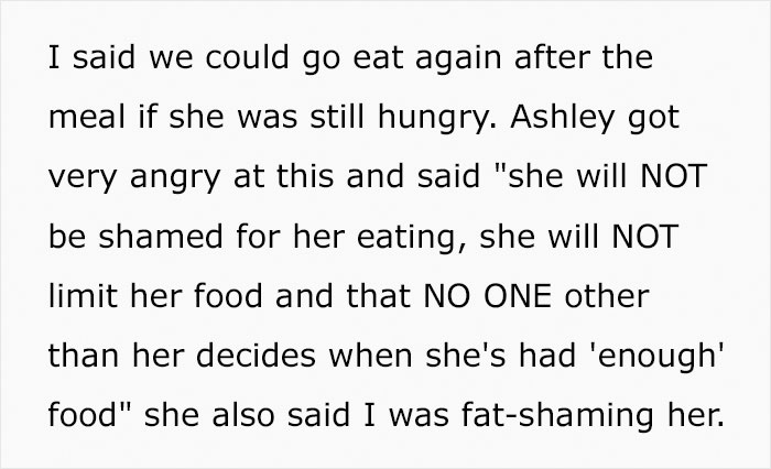 Guy Asks His Girlfriend Not To Eat So Much At His Grandma's House, Asks If He's In The Wrong After She Yells At Him